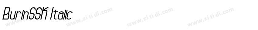 BurinSSK Italic字体转换